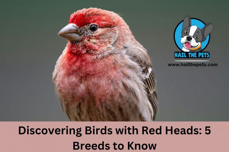 red head birds